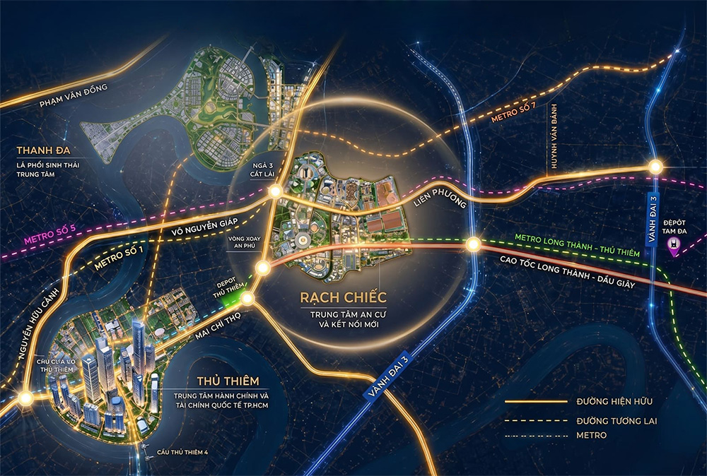 VỊ TRÍ DỰ ÁN THE GLOBAL CITY