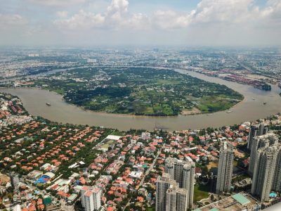 Toàn cảnh bán đảo Thanh Đa bao quanh bởi sông Sài Gòn